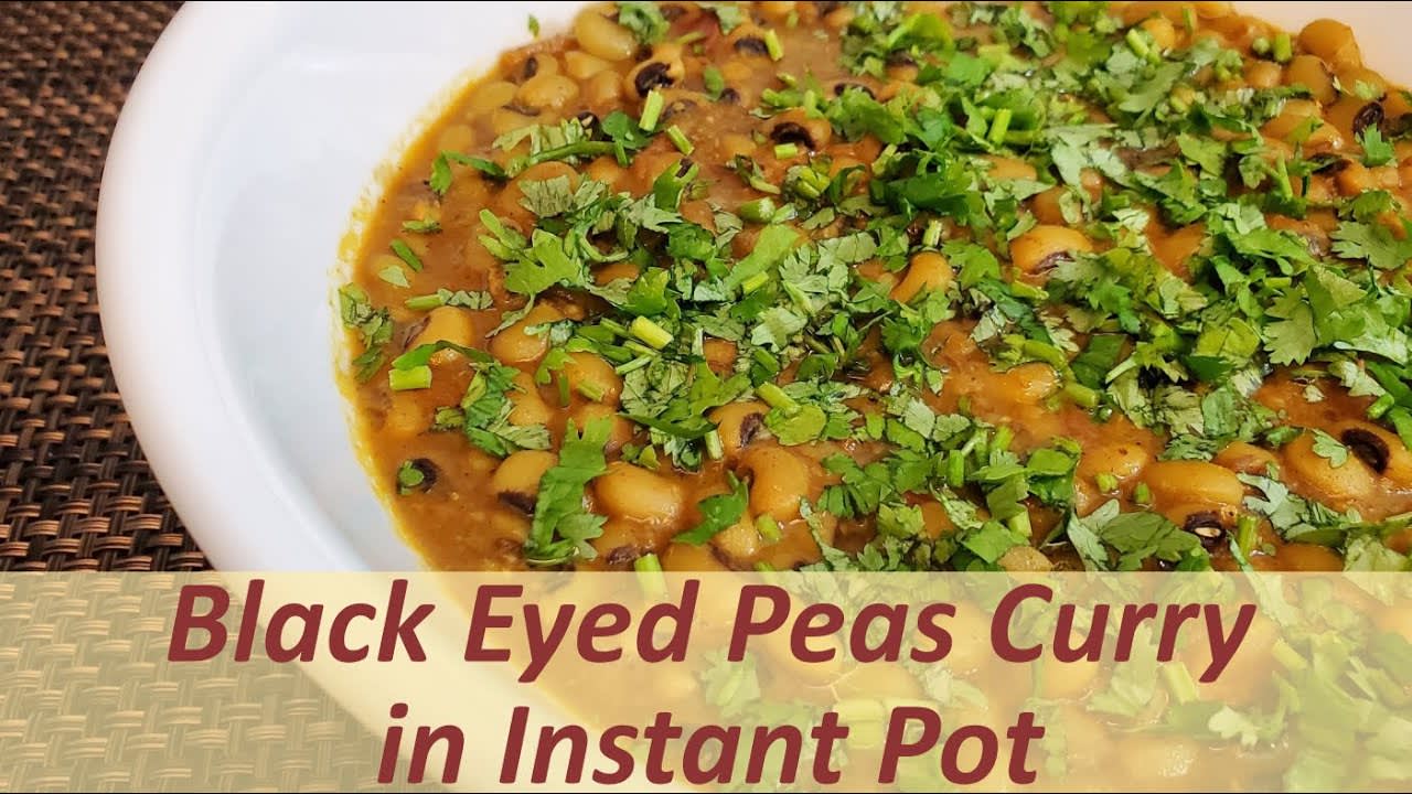 Black Eyed Peas Curry Recipe in Instant Pot | Homestyle + Vegan Lobia Masala | By Flamboyant Flavors