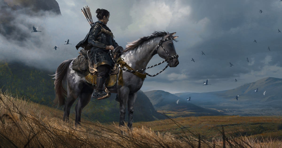 'Ghost of Tsushima' concept art finds beauty in destruction