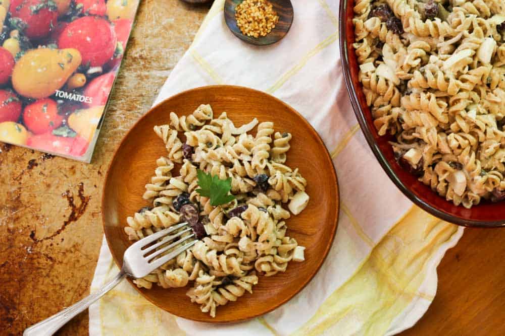 Mediterranean Tuna Pasta Salad with Capers and Olives Recipe