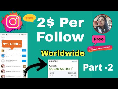 Make $2 Per Follow Part - 2 [Make Money By Following on Instagram] Digital Team