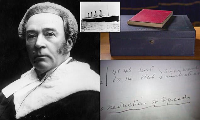 Private journal of judge who investigated Titanic disaster is unveiled
