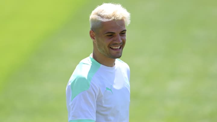 Granit Xhaka goes full Gazza with new haircut for Euro 2020