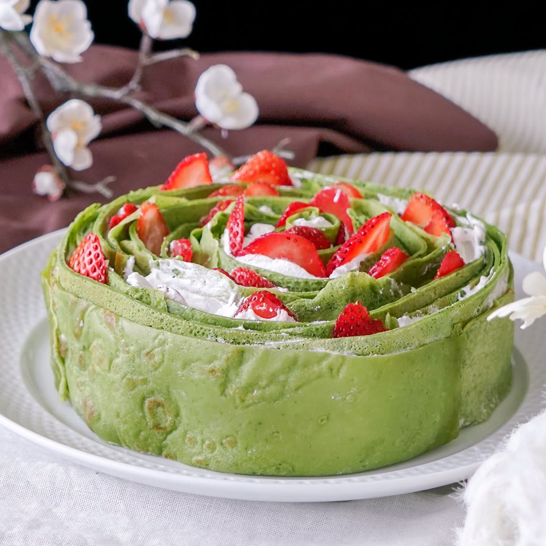 There's so matcha to love about this dessert!