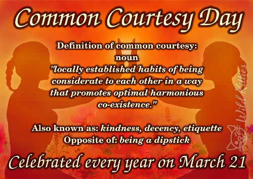 Common Courtesy Day