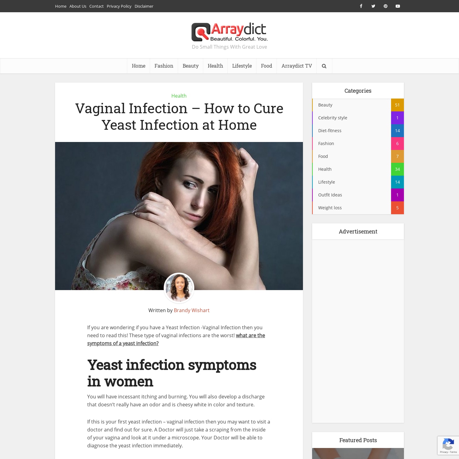 Vaginal Infection - How to Cure Yeast Infection at Home