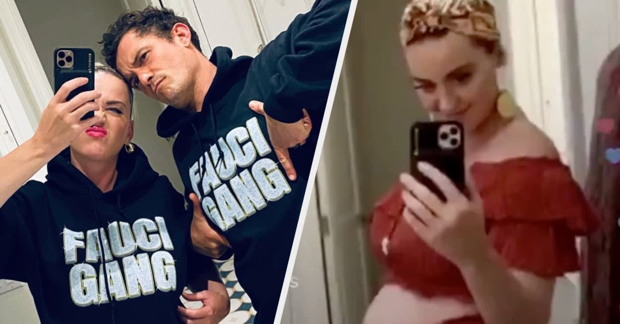 Katy Perry Showed Off Her Baby Bump And Explained How Quarantine Has Improved Her Relationship With Orlando Bloom