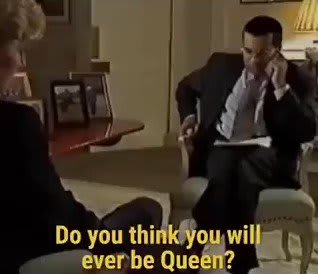 Interview with Princess Diana about how she will never be Queen, 1995
