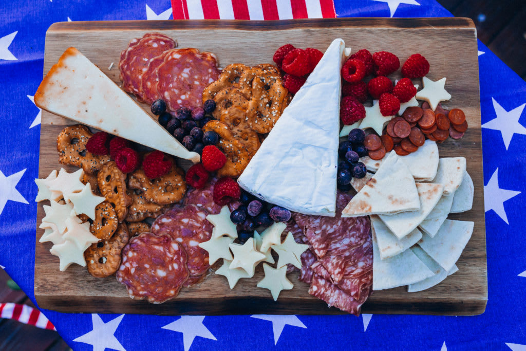 How to Make a Patriotic Cheese Platter for the Fourth of July