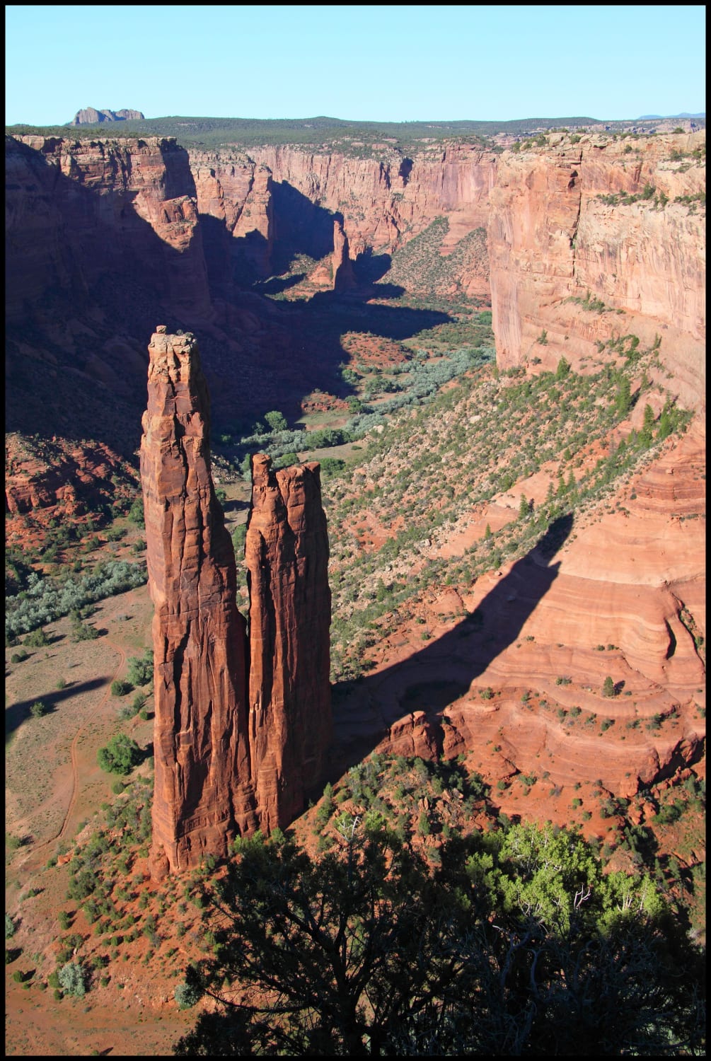 Spider Rock located at Canyon de Chelly, Arizona