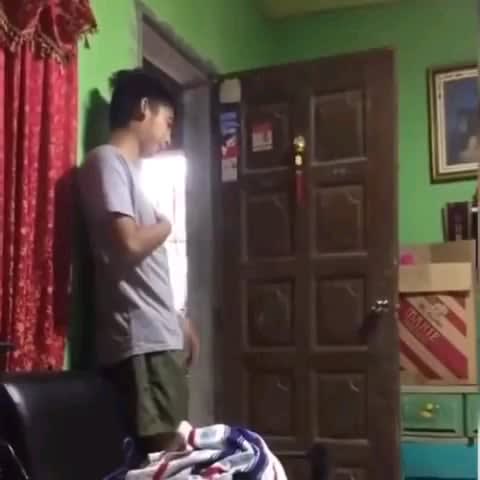 To scare a friend