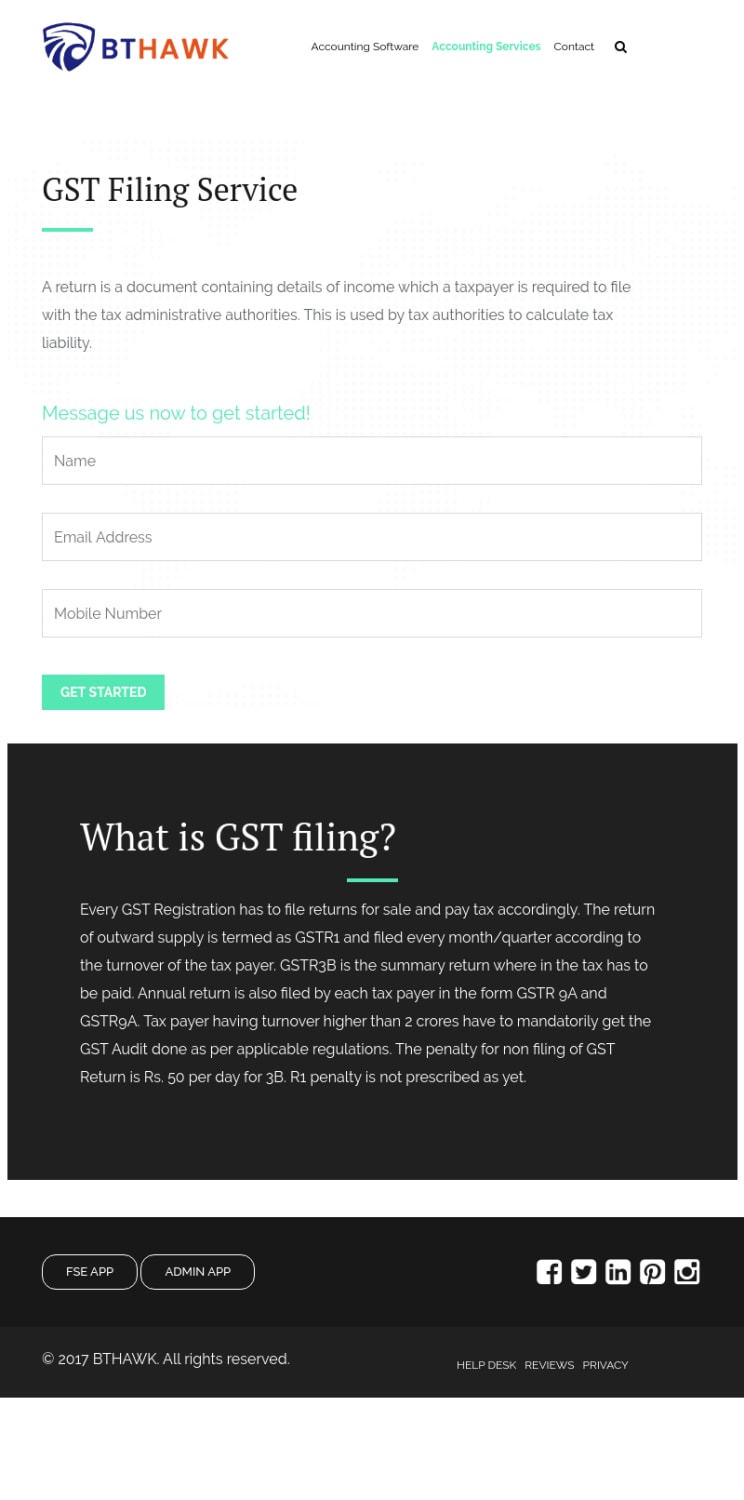 GST Filing Service