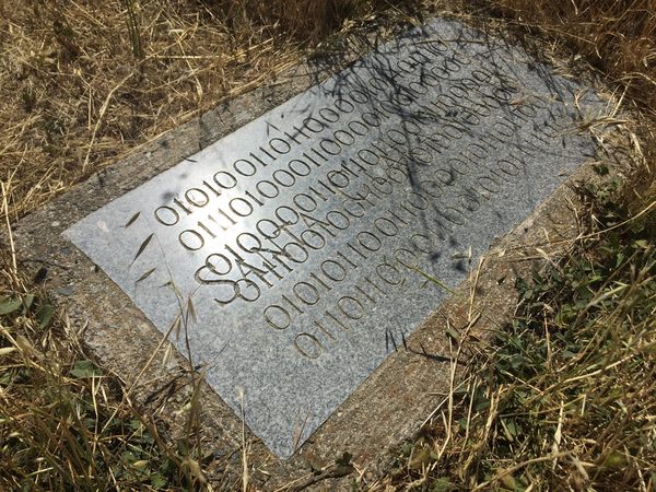 This Plaque Marks the Center of Silicon Valley