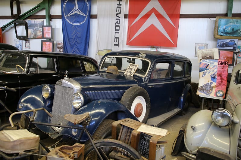 Cars of the Third Reich: the Mercedes-Benz 320 of Martin Bormann's family. Lomakov Museum of Oldtimer Cars and Motorcycles, Moscow • ALL ANDORRA