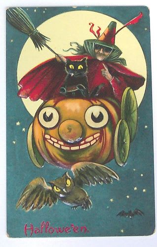 Vintage Halloween Postcard "Vintage Halloween"