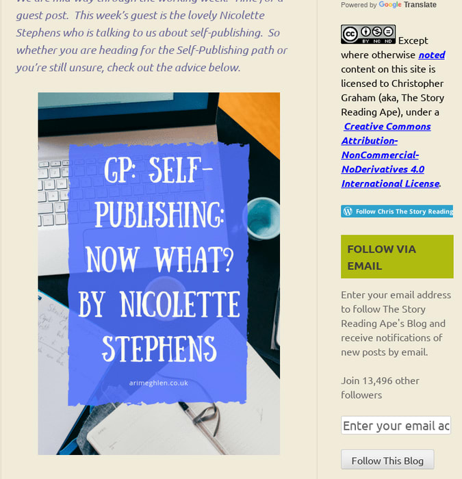 GP: Self-publishing: Now what? by Nicolette Stephens