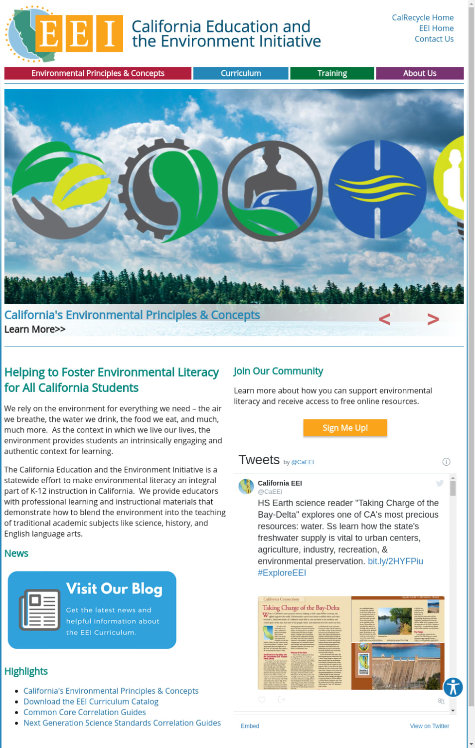 Home - California Education and the Environment Initiative (EEI)