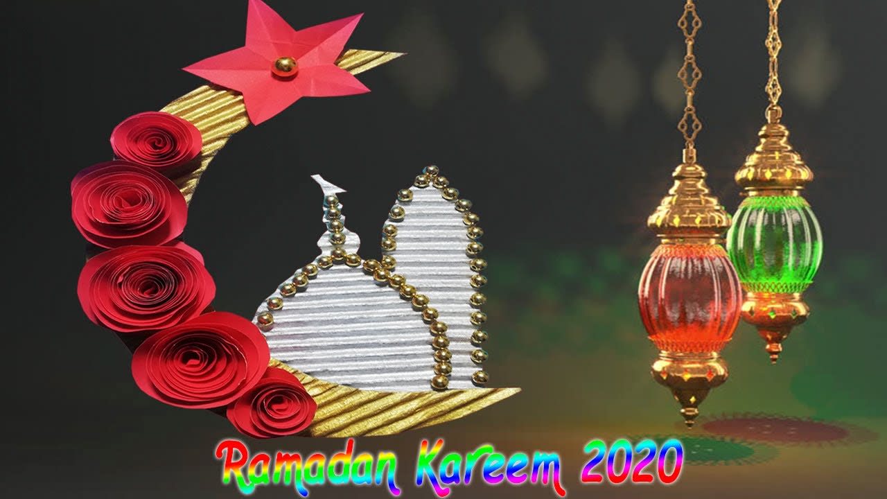 Handicraft Ramadan Decorations Wall Hanging ideas! Ramadan 2020 Crafts Idea