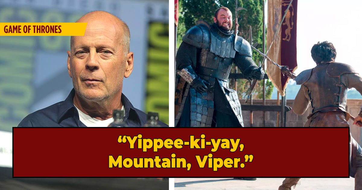 Bruce Willis Apparently Tried to Ruin a Major 'Game of Thrones' Scene