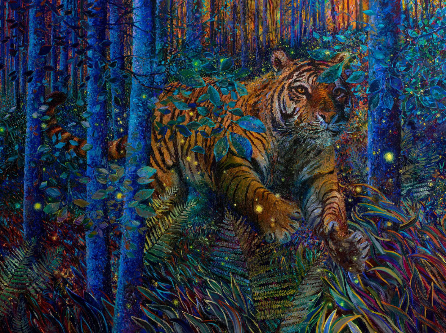 Iris Scott, the World's First Professional Finger-Painter, Launches NYC Show