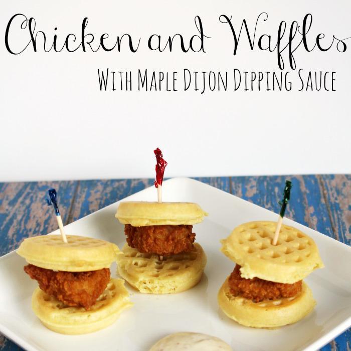 Easy Mini Chicken and Waffles Recipe