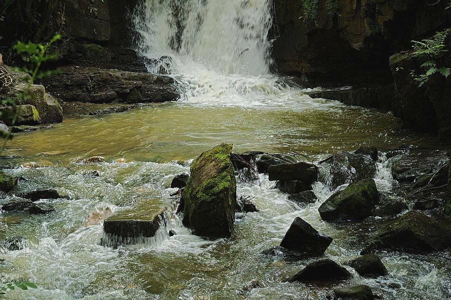 Rock Bottom Waterfall In England