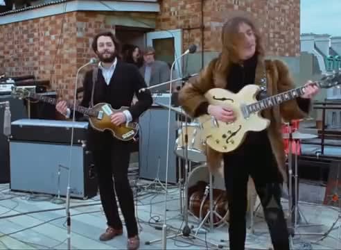 Today in 1969, The Beatles performed their legendary rooftop concert on ...