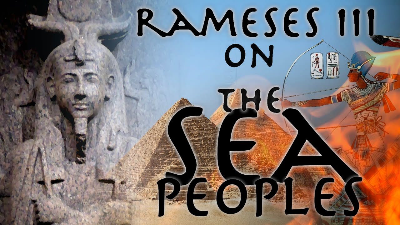 Rameses III Describes Invasion Of Sea Peoples // Mystery of Bronze Age Collapse // Primary Source