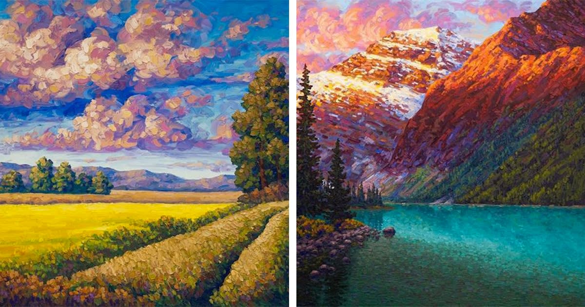 Modern-Day Impressionist Paints the Striking Beauty of Canadian Landscapes