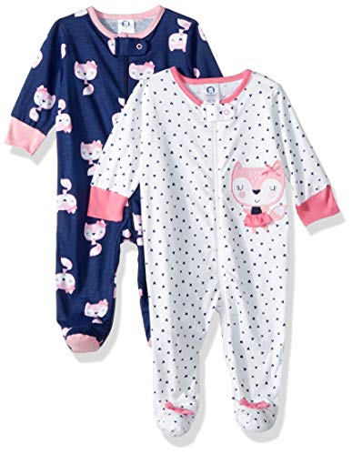 Baby Girl Footed Pajamas, Baby Girl Footed Onesies
