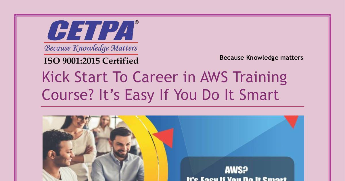 Kick Start To Career in AWS Training Course.pdf