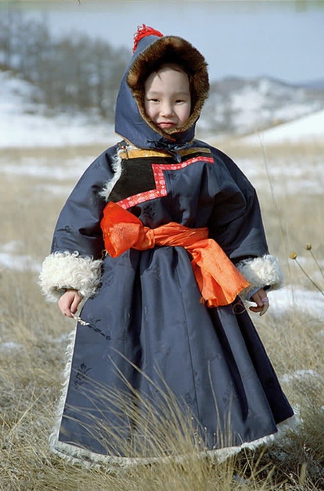 Buryat girl at Lake Baikal, 2008. Photo by Pavel Ageychenko