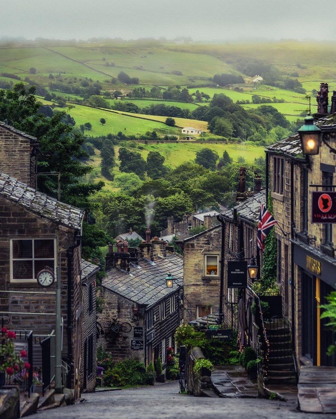 Beautiful Yorkshire village, England