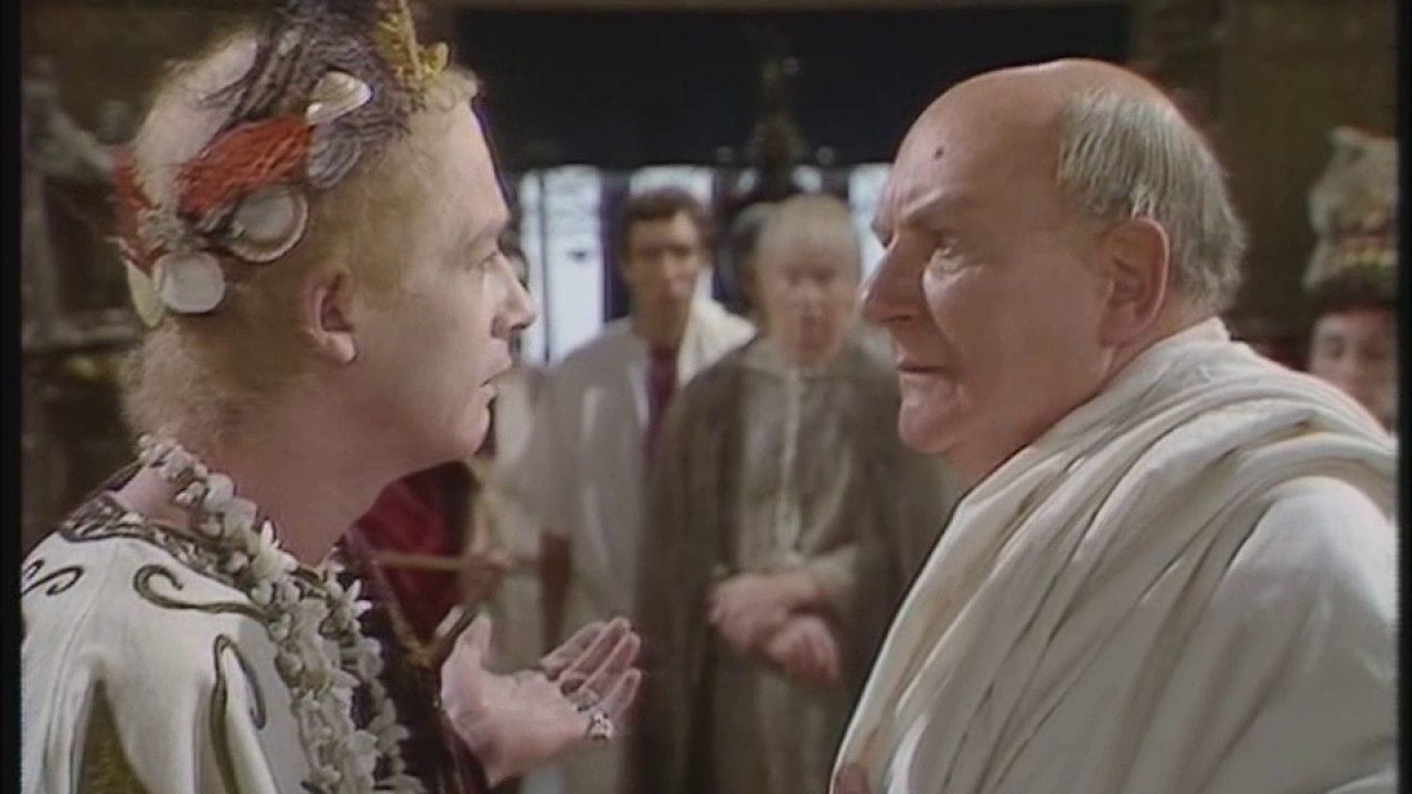 John Hurt’s performance as the insane Roman Emperor Caligula in ‘I ...