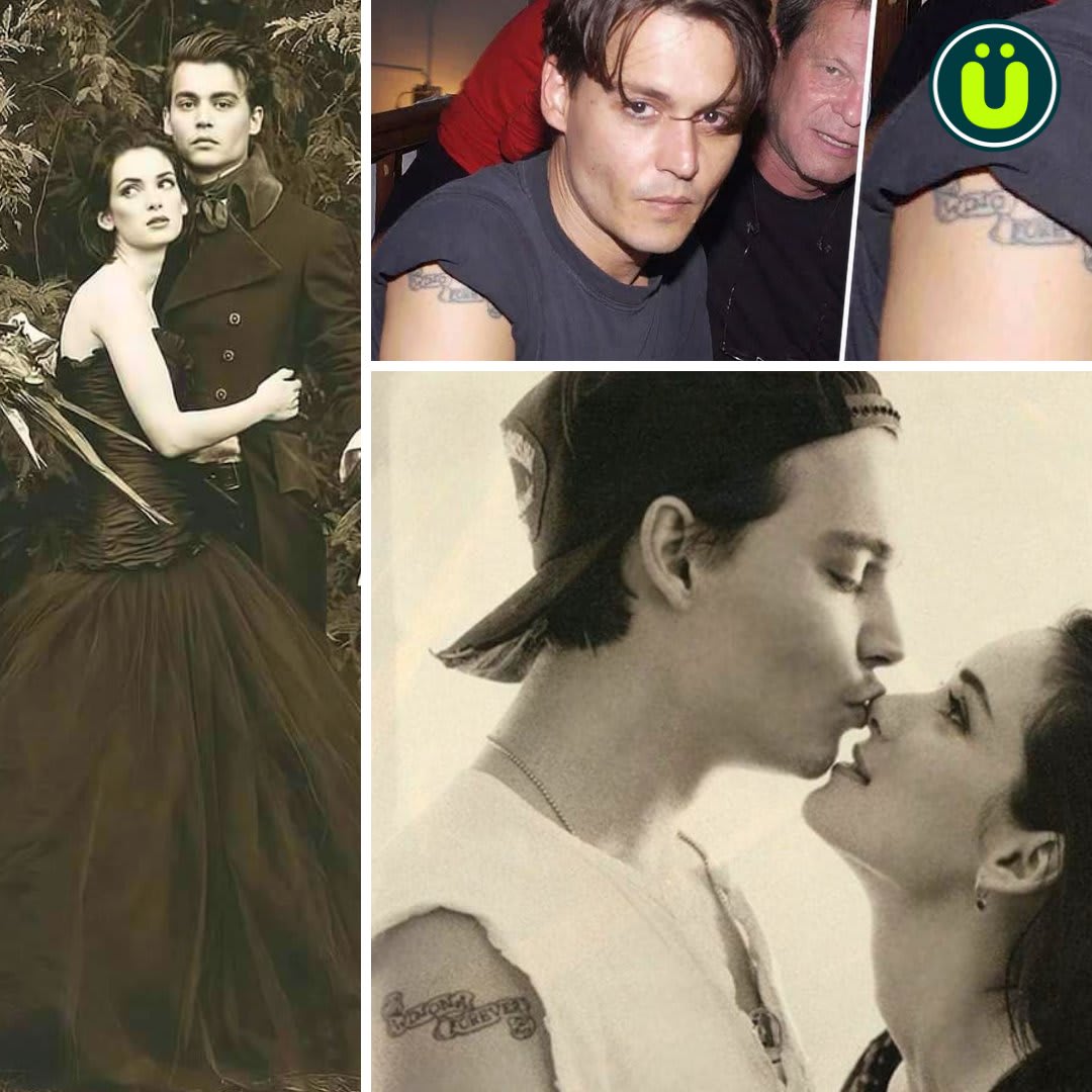 When Johnny Depp was engaged to Winona Ryder, he had "Winona forever" tattooed on his arm After