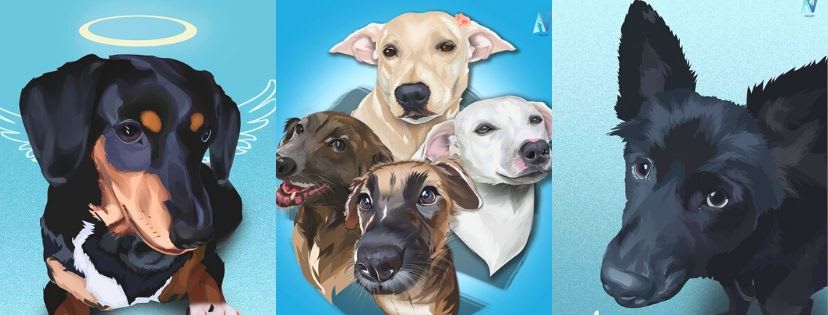 Get Pet Portraits by NazartPH For Your Beloved Furry Friends