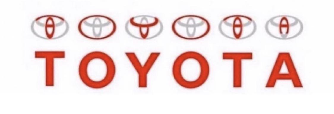 I just realized the Toyota logo is genius