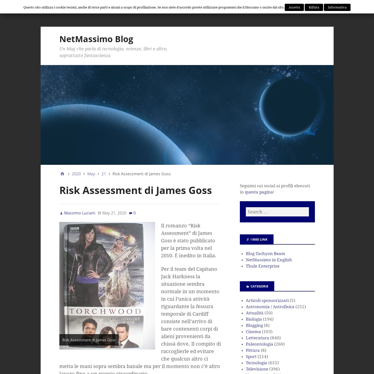Risk Assessment di James Goss