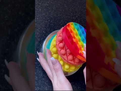 HOW TO MAKE AMAZING SPONGE CAKE IN SILICONE POP IT FIDGET TOYS FOR YOU KIDS