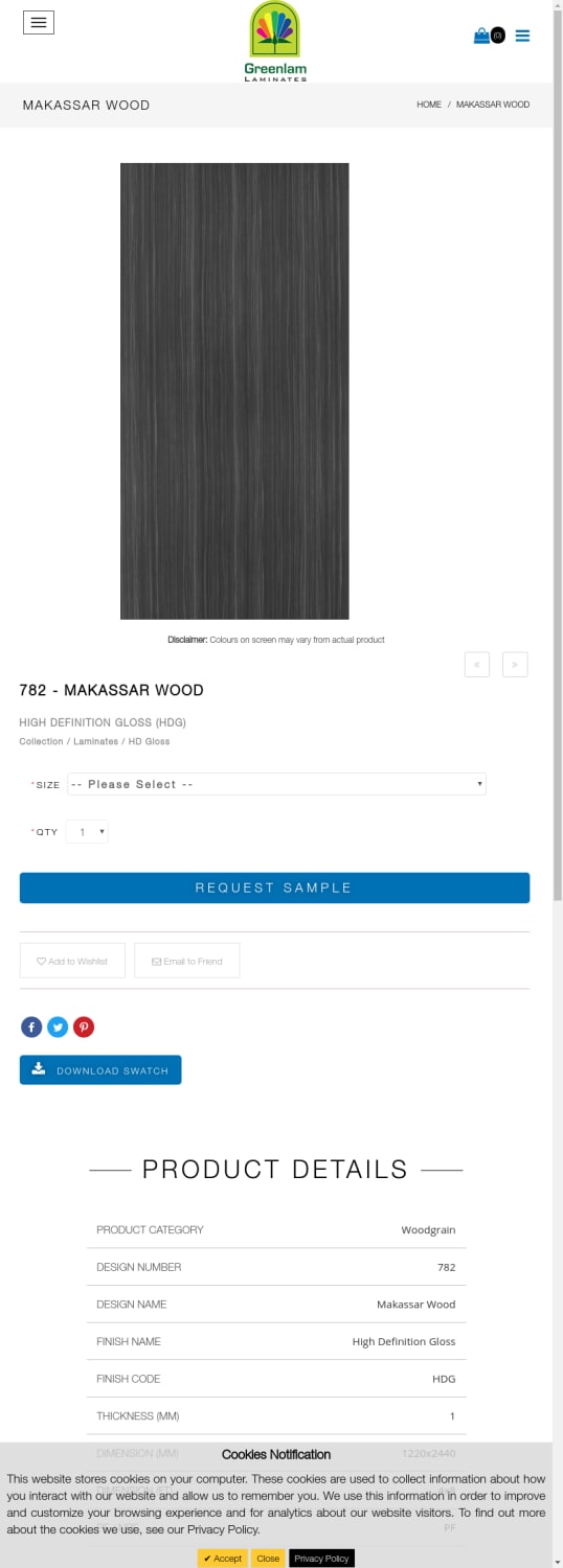 Makassar Wood Laminates in India