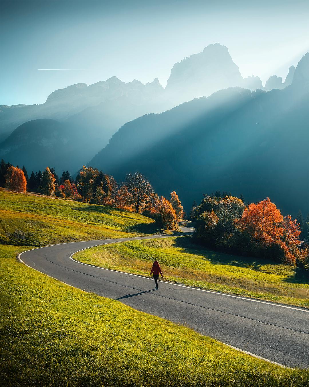 Morning walks in the Italian Dolomites