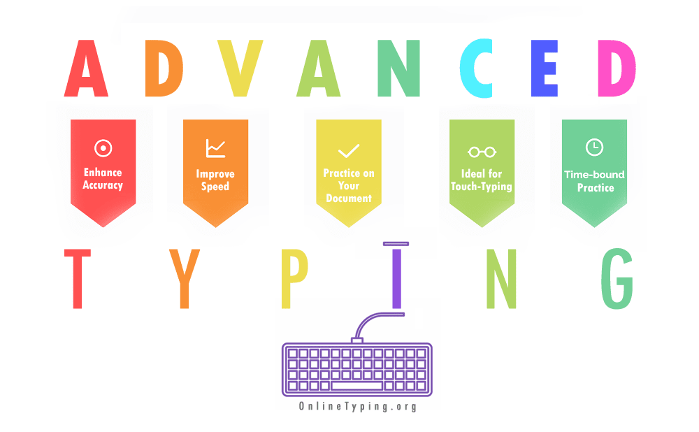 Advanced typing practice - online free typing lesson