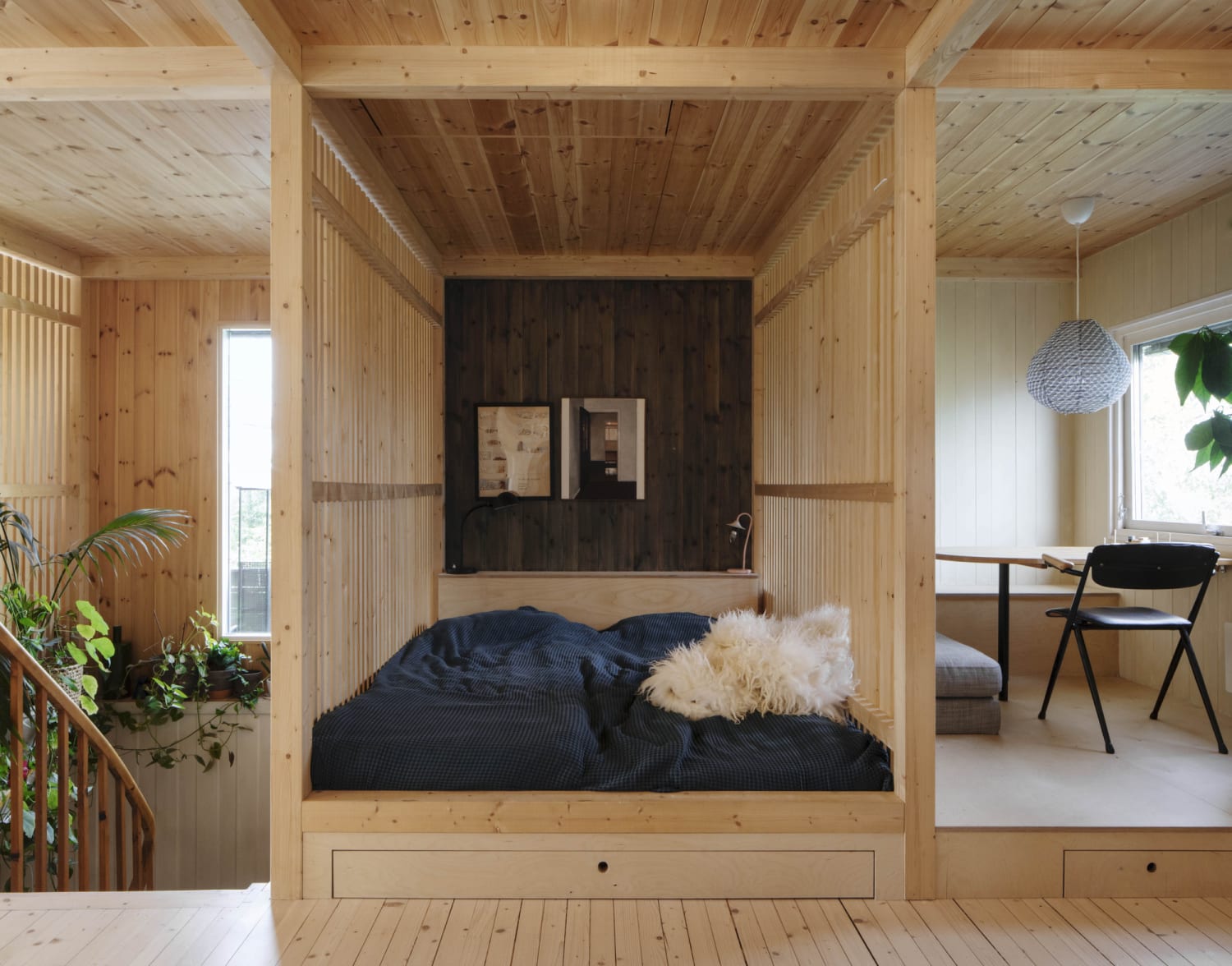 Wood Slat Shotgun House / Austigard Arkitektur