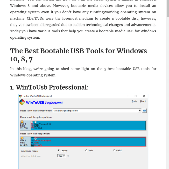 5 Best Bootable USB Tools For Windows