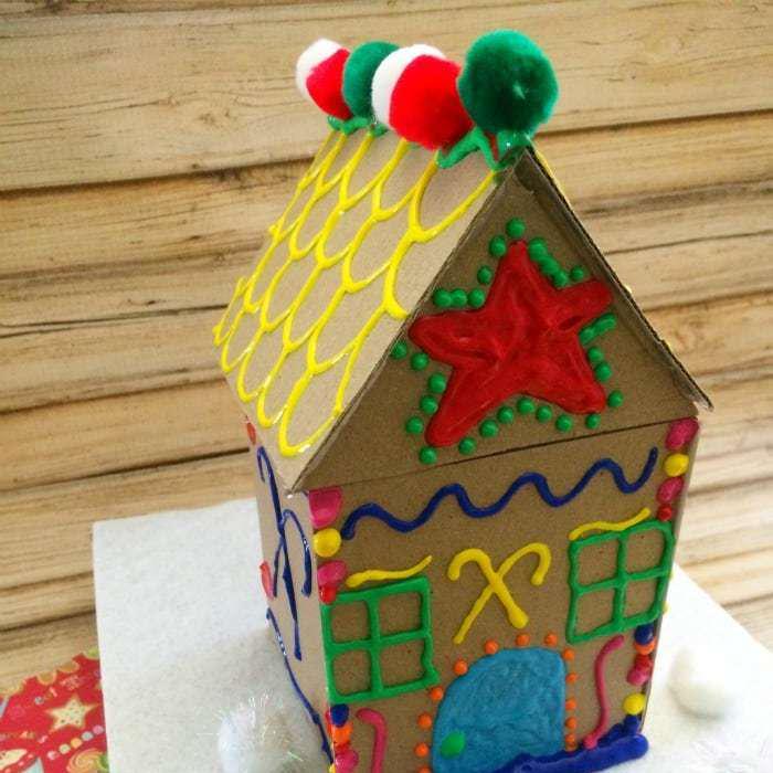 Make Your Own Cardboard Gingerbread House