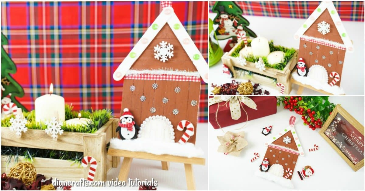 Charming DIY Gingerbread House Ornament