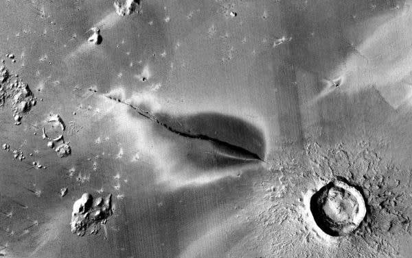 Volcanoes raged on Mars as recently as 50,000 years ago, new research suggests. Scientists previously thought Mars' volcanoes shut down some 3 million years ago, but new dark deposits spotted near the young tectonic fissure Cerberus Fossae suggest otherwise.