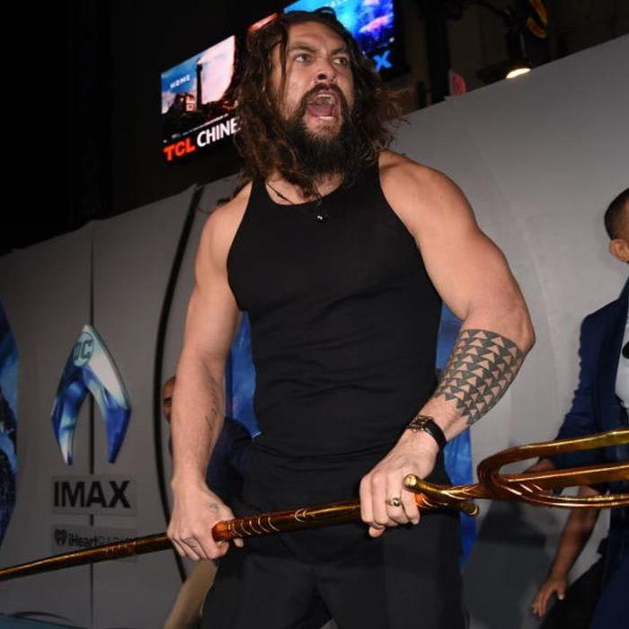 It's going to be hard for red-carpet premieres to top Jason Momoa's Aquaman haka dance