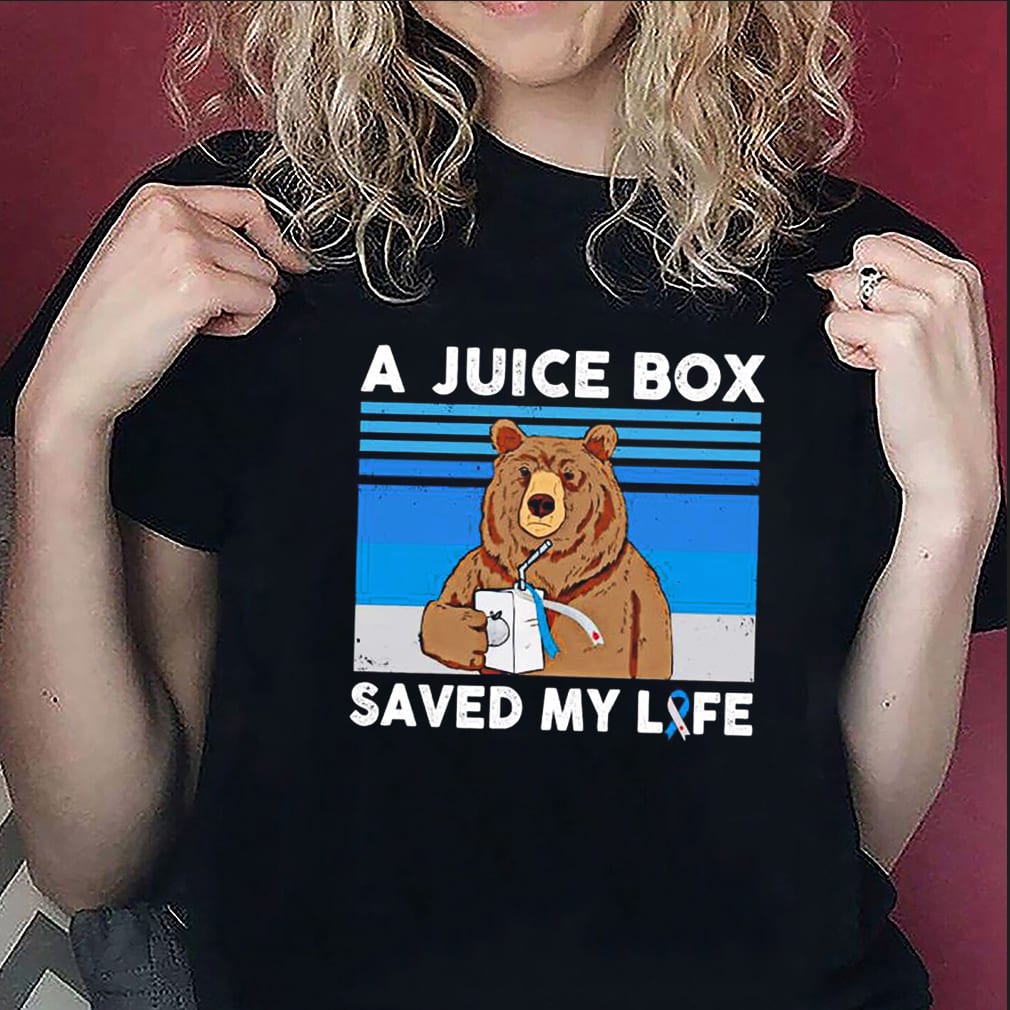 Bear a juice box saved my life gastric cancer shirt,Hoodie, V-neck
