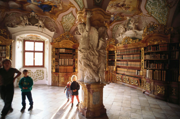 Baroque Library of Metten Abbey