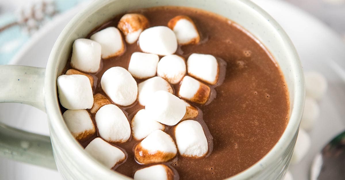 Homemade Hot Chocolate with Chocolate Chips
